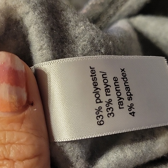 Maurices Gray Floral Hooded Sweatshirt Size M - Picture 4 of 4